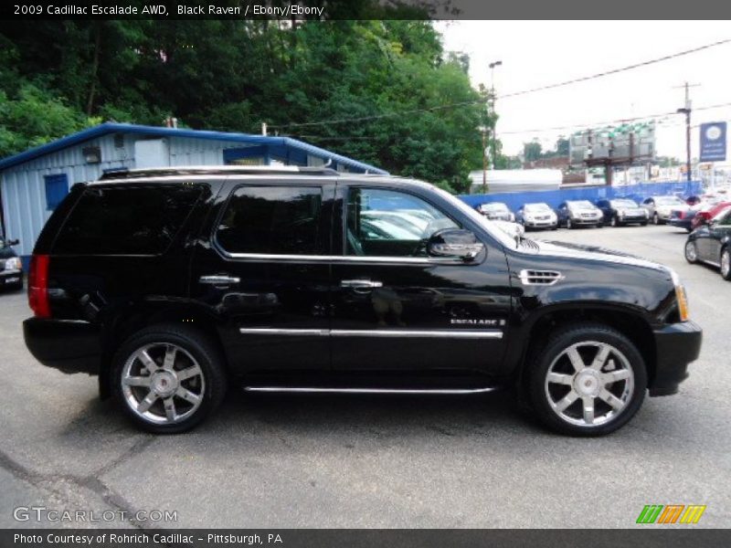 Black Raven / Ebony/Ebony 2009 Cadillac Escalade AWD