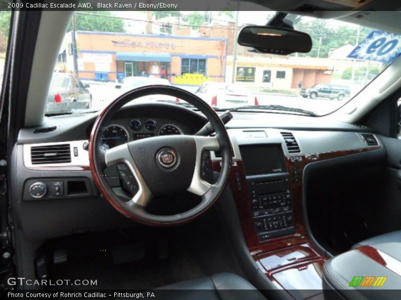 Black Raven / Ebony/Ebony 2009 Cadillac Escalade AWD