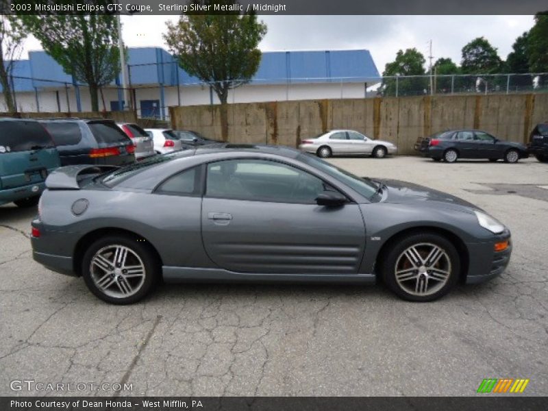 Sterling Silver Metallic / Midnight 2003 Mitsubishi Eclipse GTS Coupe