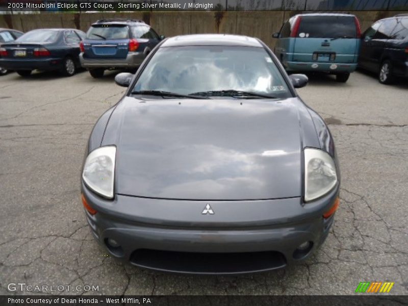 Sterling Silver Metallic / Midnight 2003 Mitsubishi Eclipse GTS Coupe