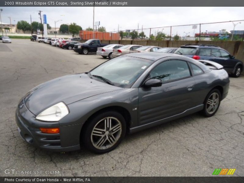 Sterling Silver Metallic / Midnight 2003 Mitsubishi Eclipse GTS Coupe