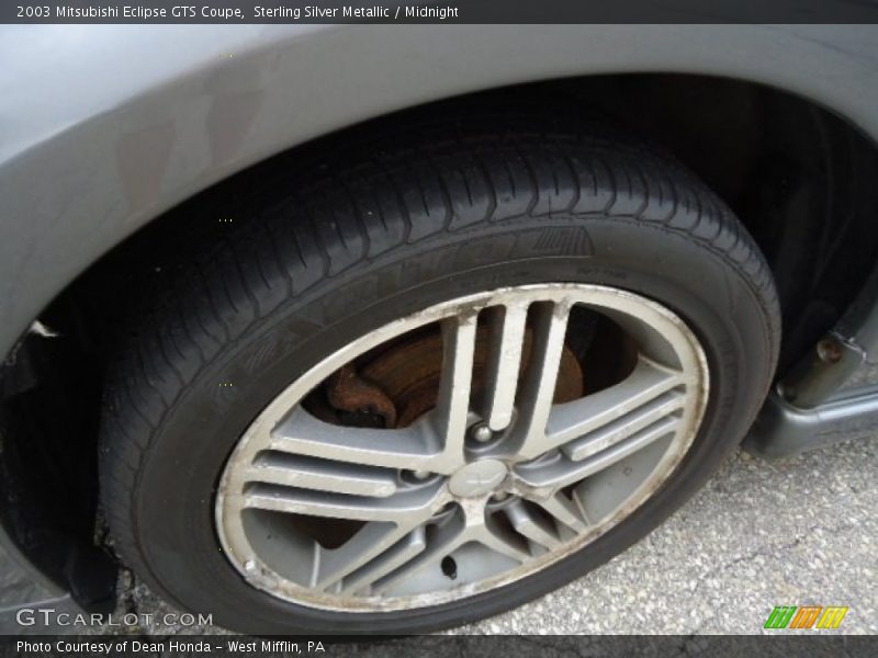 Sterling Silver Metallic / Midnight 2003 Mitsubishi Eclipse GTS Coupe