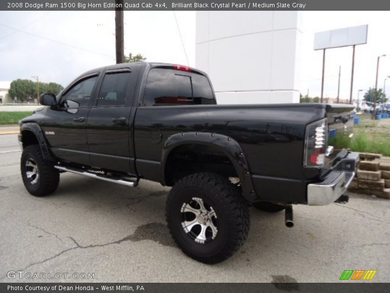  2008 Ram 1500 Big Horn Edition Quad Cab 4x4 Brilliant Black Crystal Pearl
