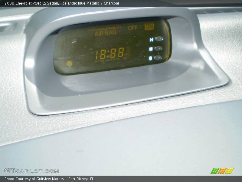 Icelandic Blue Metallic / Charcoal 2008 Chevrolet Aveo LS Sedan