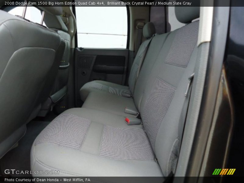 Rear Seat of 2008 Ram 1500 Big Horn Edition Quad Cab 4x4