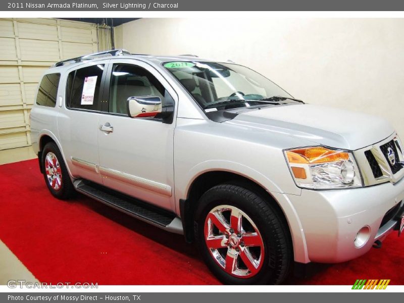 Silver Lightning / Charcoal 2011 Nissan Armada Platinum