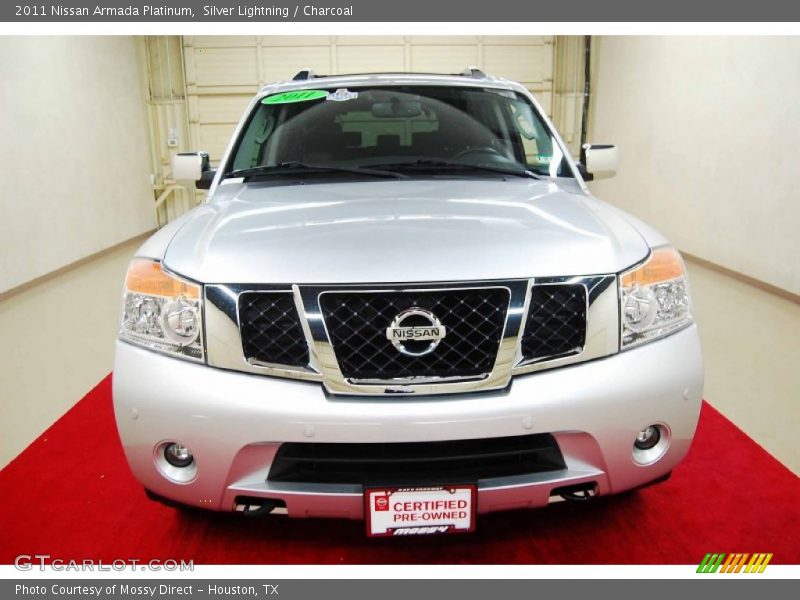 Silver Lightning / Charcoal 2011 Nissan Armada Platinum