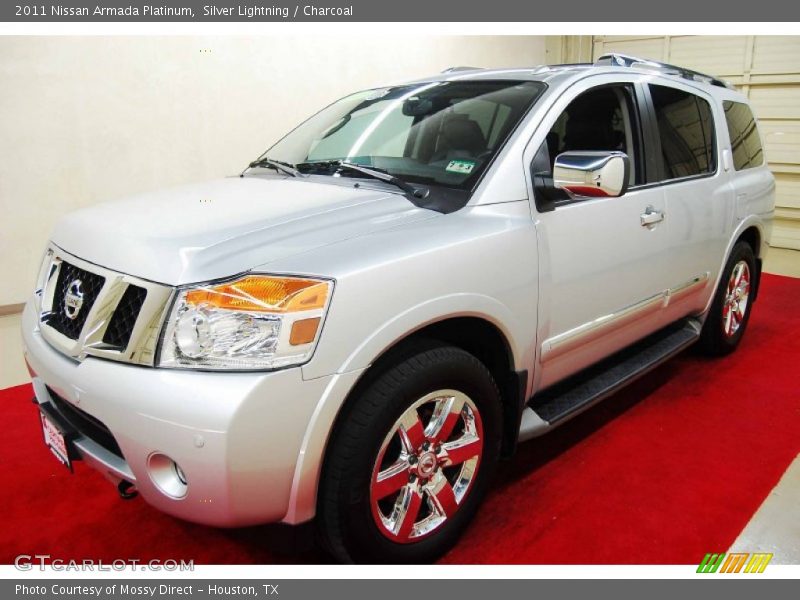 Silver Lightning / Charcoal 2011 Nissan Armada Platinum
