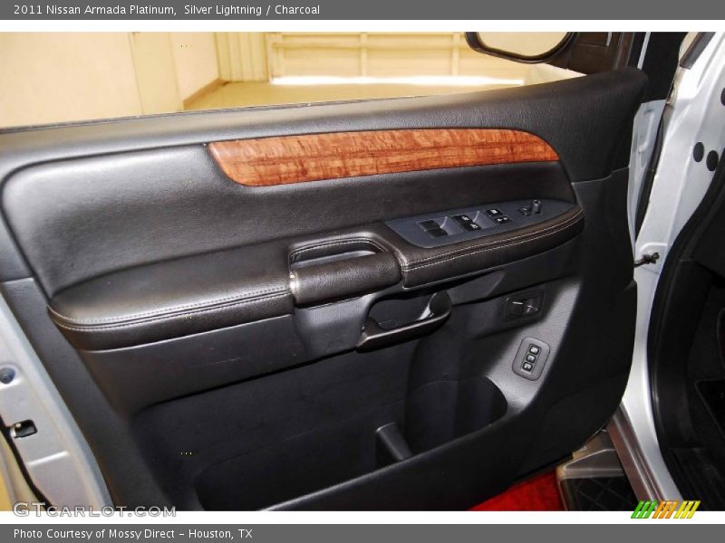 Silver Lightning / Charcoal 2011 Nissan Armada Platinum
