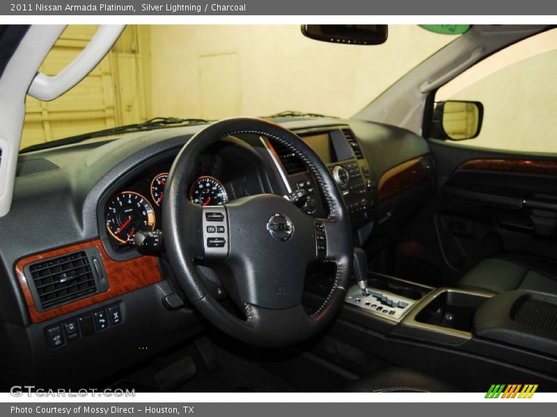Silver Lightning / Charcoal 2011 Nissan Armada Platinum