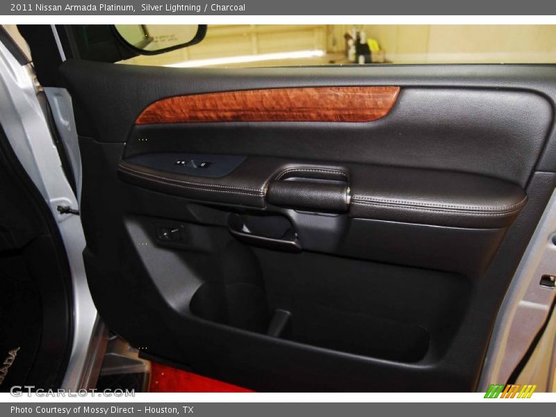 Silver Lightning / Charcoal 2011 Nissan Armada Platinum