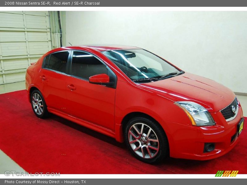 Red Alert / SE-R Charcoal 2008 Nissan Sentra SE-R