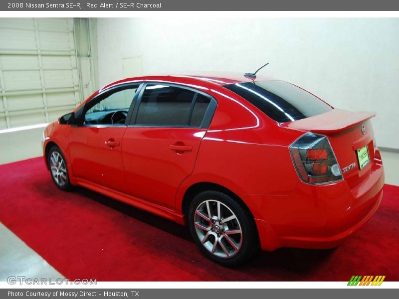 Red Alert / SE-R Charcoal 2008 Nissan Sentra SE-R