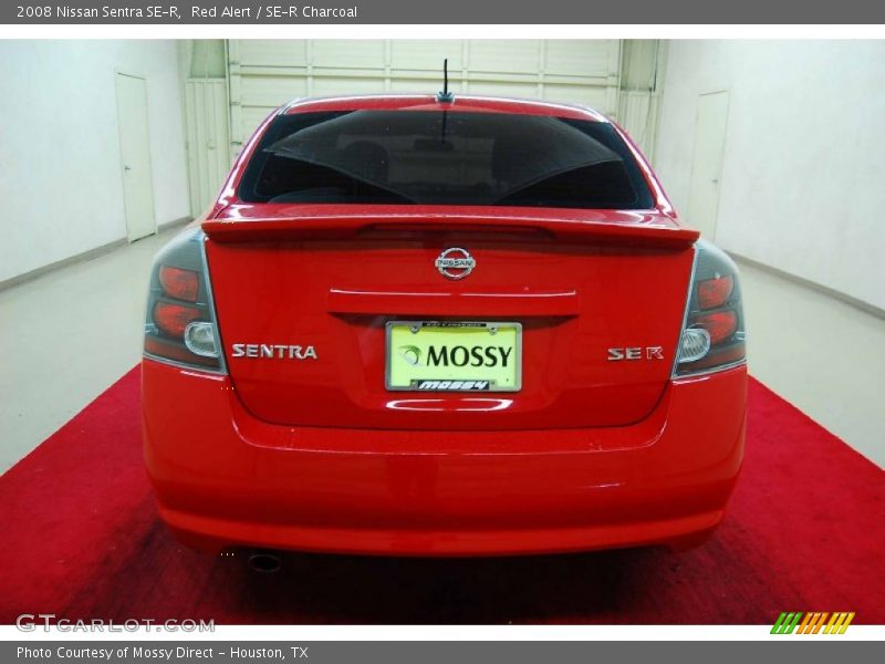 Red Alert / SE-R Charcoal 2008 Nissan Sentra SE-R