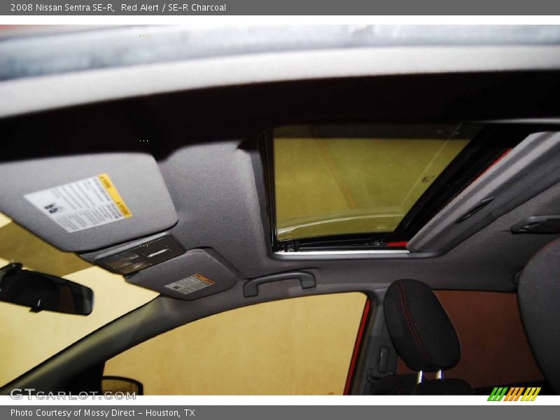 Red Alert / SE-R Charcoal 2008 Nissan Sentra SE-R
