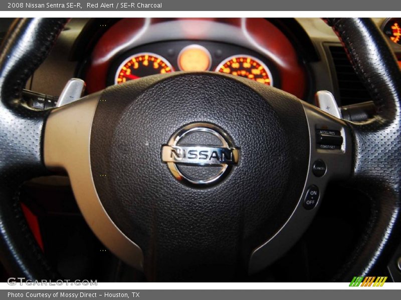 Red Alert / SE-R Charcoal 2008 Nissan Sentra SE-R