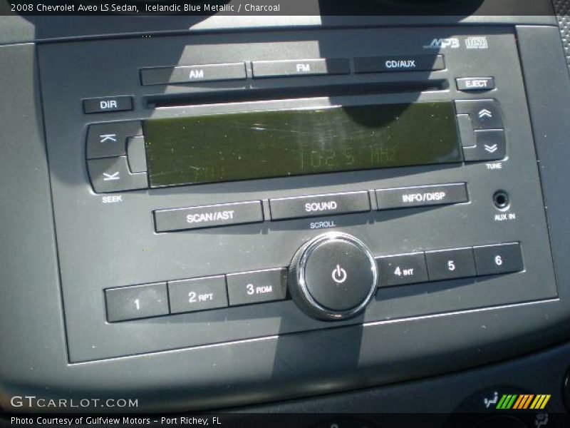 Icelandic Blue Metallic / Charcoal 2008 Chevrolet Aveo LS Sedan