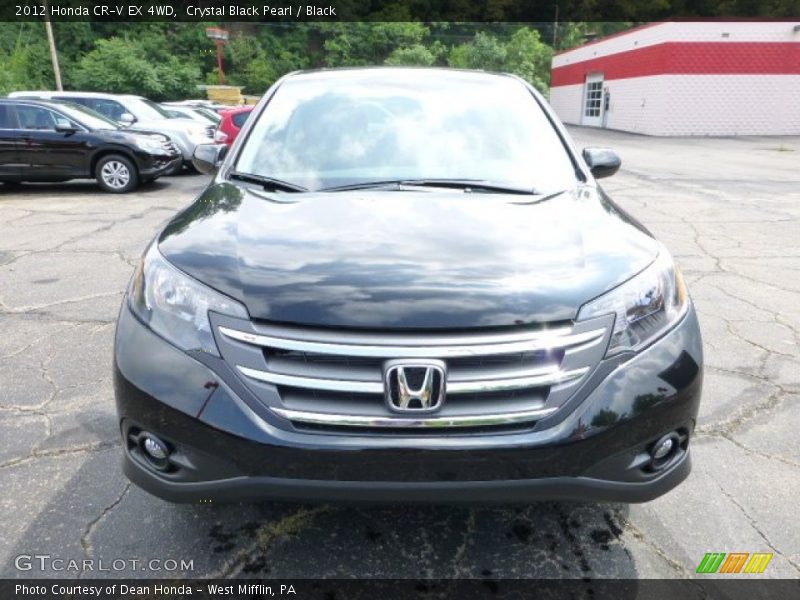 Crystal Black Pearl / Black 2012 Honda CR-V EX 4WD