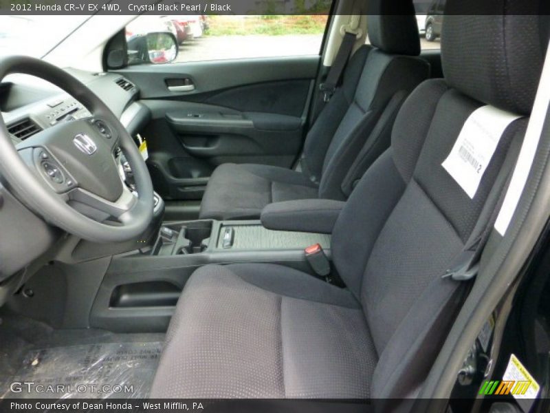 Crystal Black Pearl / Black 2012 Honda CR-V EX 4WD