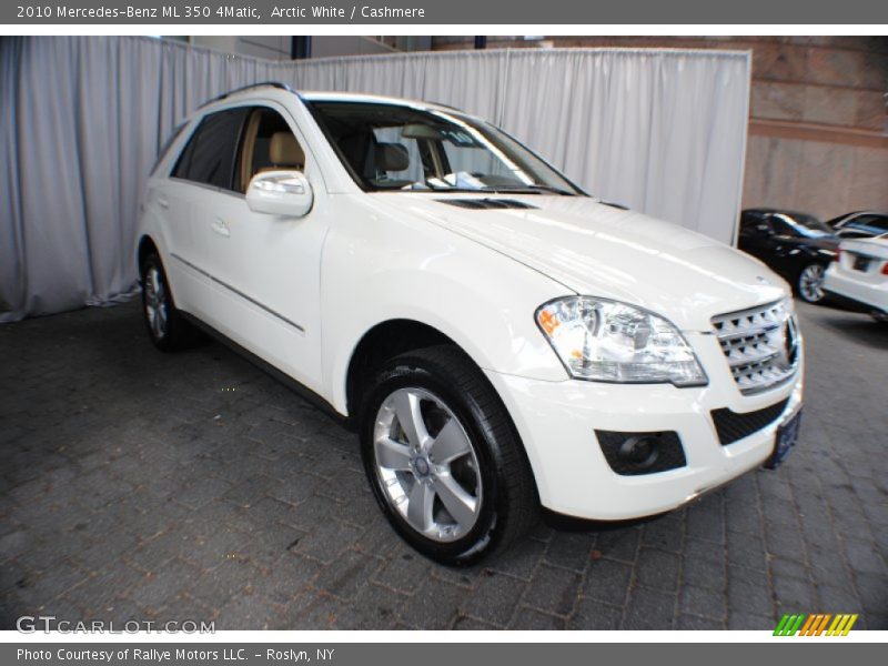 Arctic White / Cashmere 2010 Mercedes-Benz ML 350 4Matic