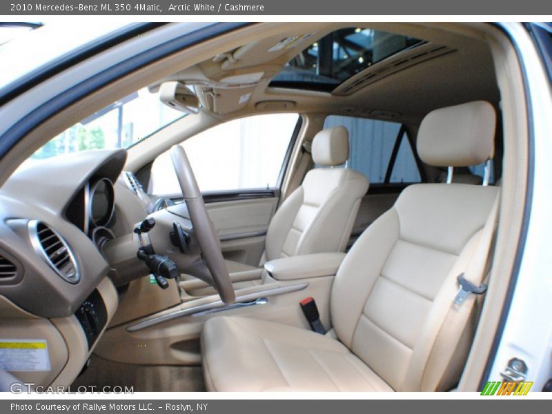 Arctic White / Cashmere 2010 Mercedes-Benz ML 350 4Matic