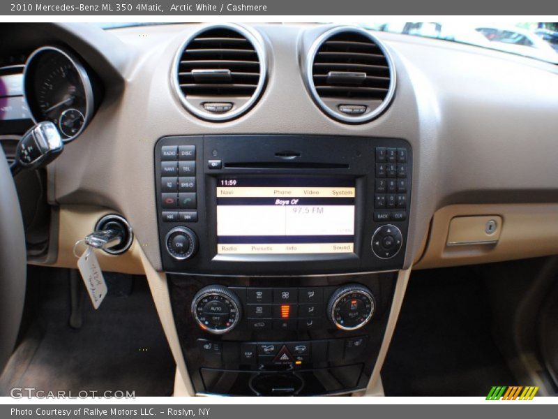 Arctic White / Cashmere 2010 Mercedes-Benz ML 350 4Matic