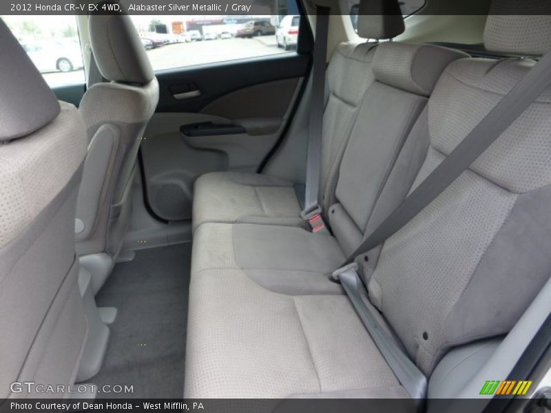 Alabaster Silver Metallic / Gray 2012 Honda CR-V EX 4WD