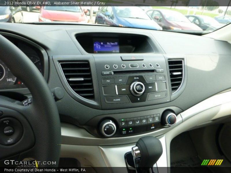 Alabaster Silver Metallic / Gray 2012 Honda CR-V EX 4WD