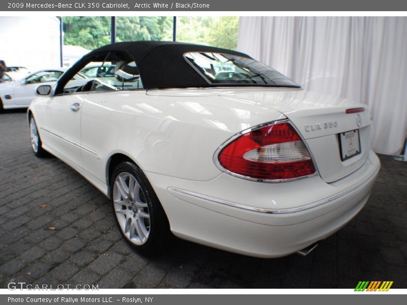 Arctic White / Black/Stone 2009 Mercedes-Benz CLK 350 Cabriolet