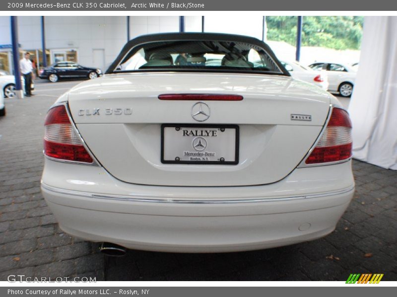 Arctic White / Black/Stone 2009 Mercedes-Benz CLK 350 Cabriolet