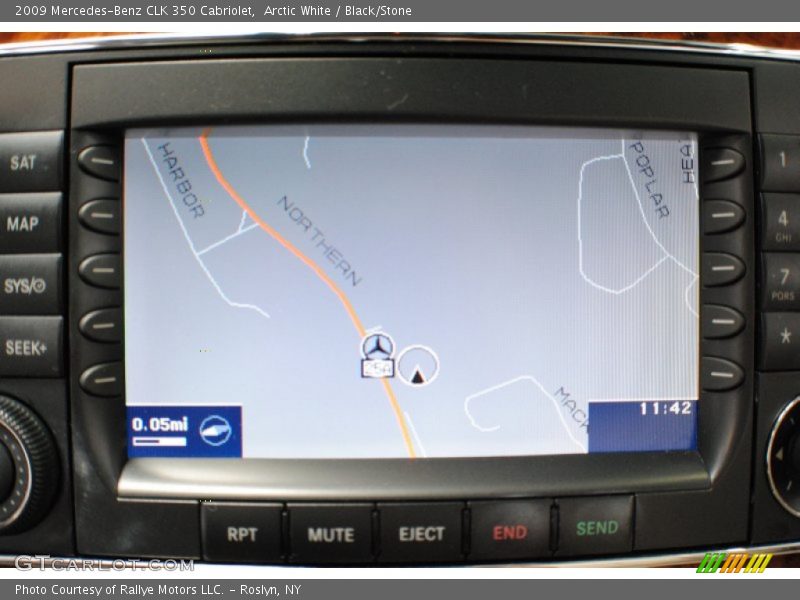 Navigation of 2009 CLK 350 Cabriolet