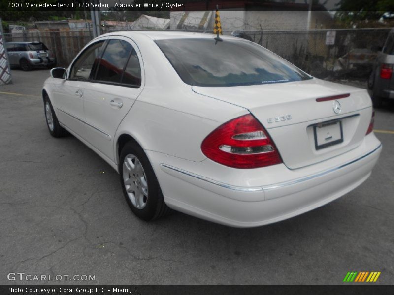 Alabaster White / Oyster 2003 Mercedes-Benz E 320 Sedan