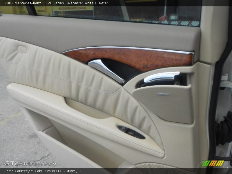 Alabaster White / Oyster 2003 Mercedes-Benz E 320 Sedan