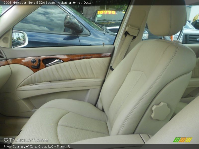 Alabaster White / Oyster 2003 Mercedes-Benz E 320 Sedan