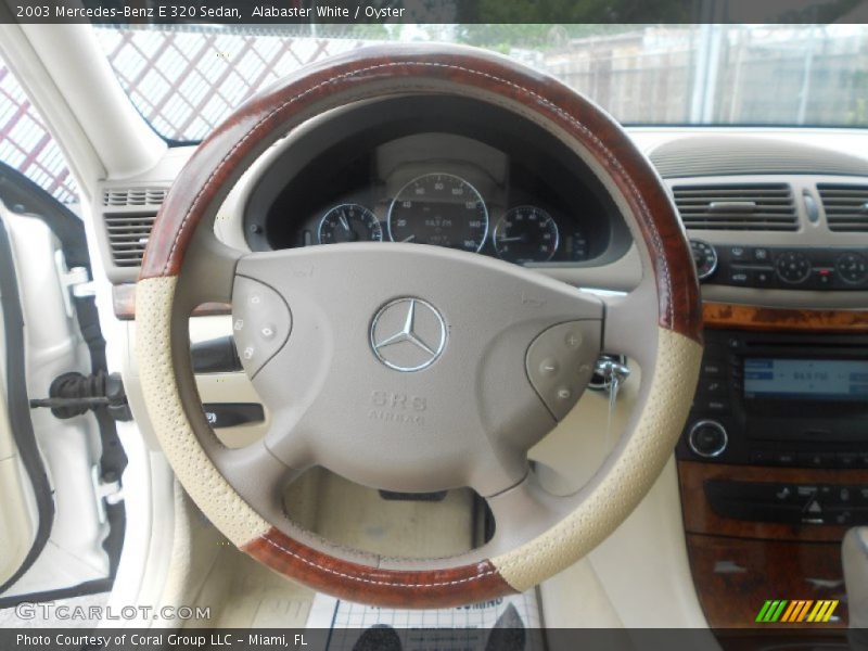 Alabaster White / Oyster 2003 Mercedes-Benz E 320 Sedan