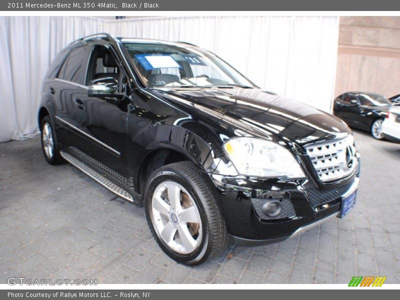 Black / Black 2011 Mercedes-Benz ML 350 4Matic