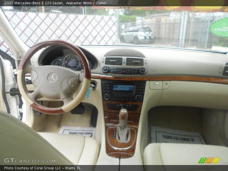 Alabaster White / Oyster 2003 Mercedes-Benz E 320 Sedan