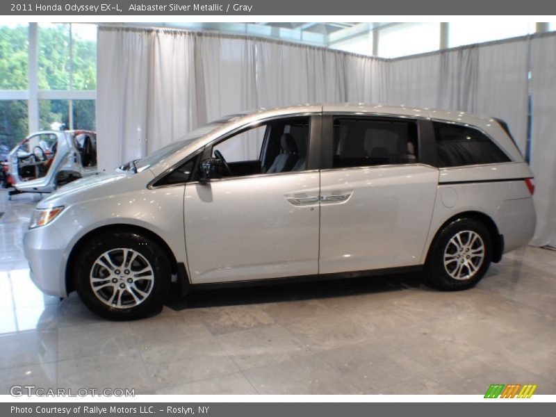 Alabaster Silver Metallic / Gray 2011 Honda Odyssey EX-L