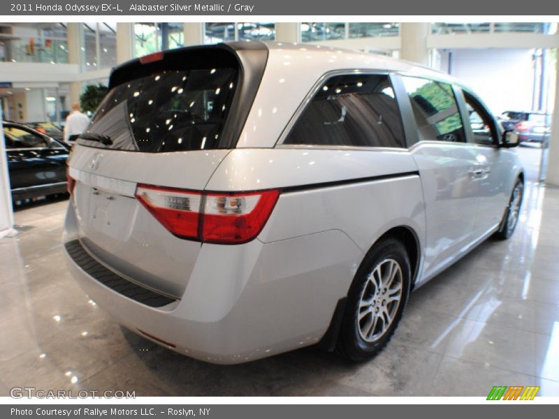 Alabaster Silver Metallic / Gray 2011 Honda Odyssey EX-L
