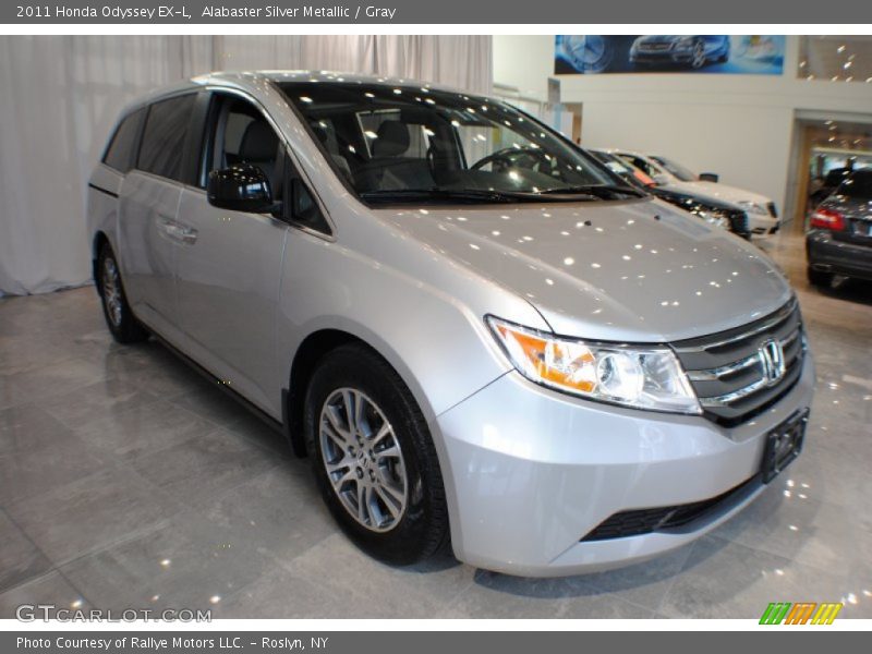 Alabaster Silver Metallic / Gray 2011 Honda Odyssey EX-L