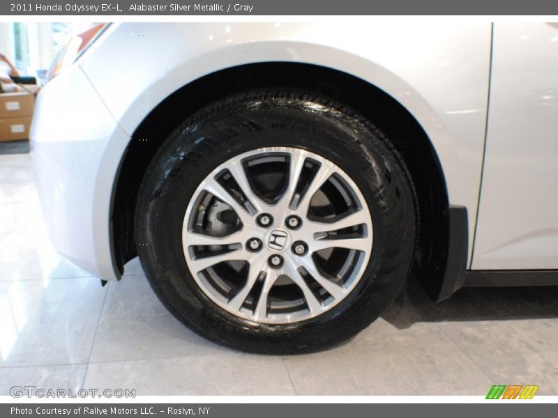 Alabaster Silver Metallic / Gray 2011 Honda Odyssey EX-L