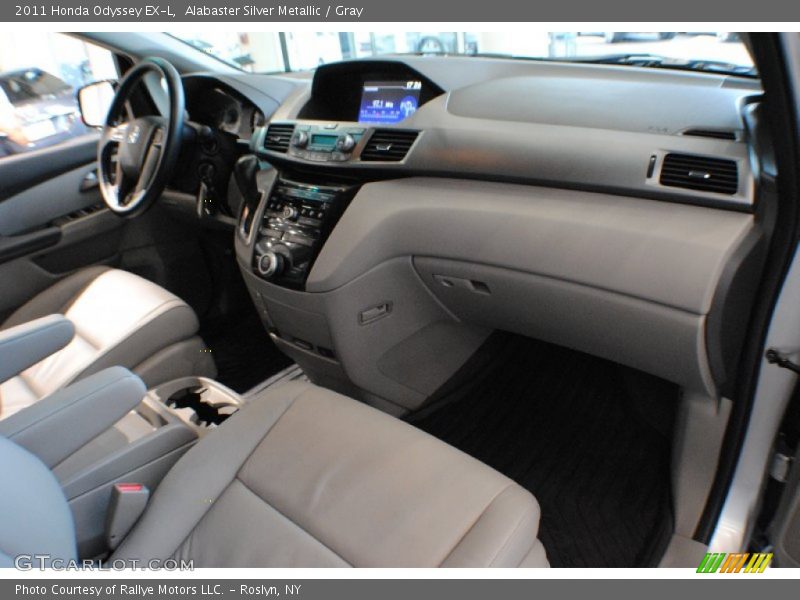 Alabaster Silver Metallic / Gray 2011 Honda Odyssey EX-L