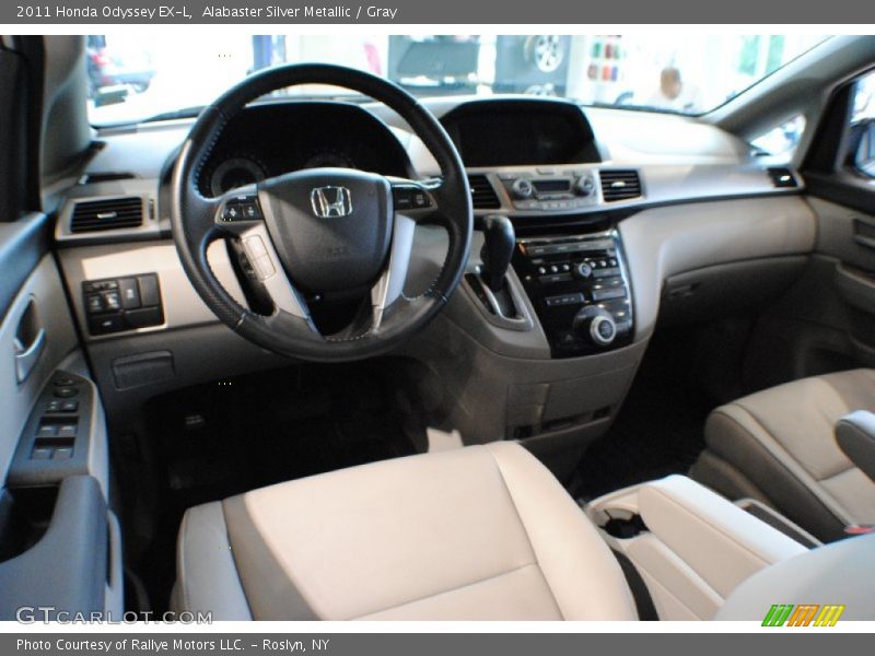 Alabaster Silver Metallic / Gray 2011 Honda Odyssey EX-L