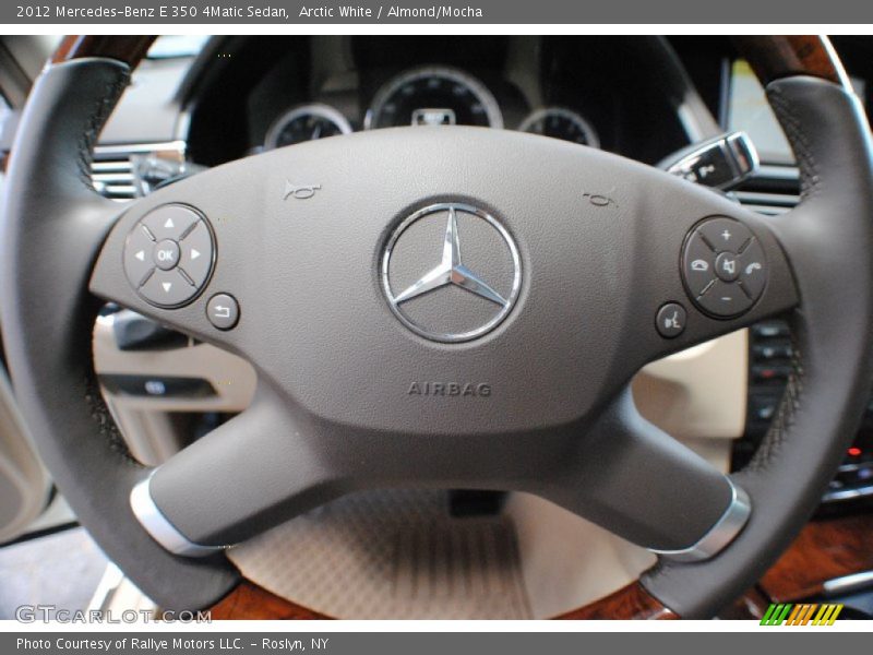 Arctic White / Almond/Mocha 2012 Mercedes-Benz E 350 4Matic Sedan