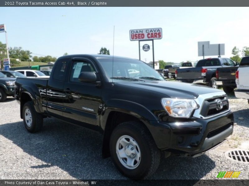 Black / Graphite 2012 Toyota Tacoma Access Cab 4x4