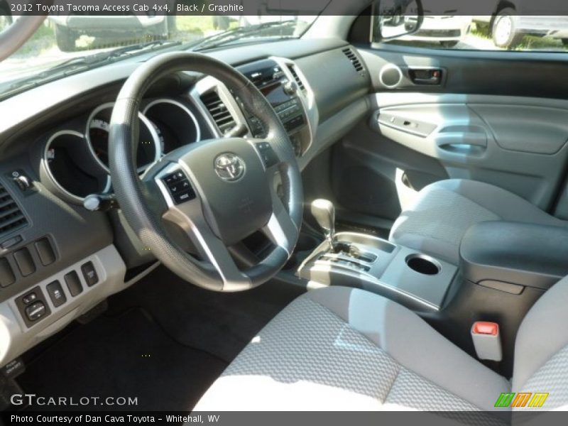  2012 Tacoma Access Cab 4x4 Graphite Interior