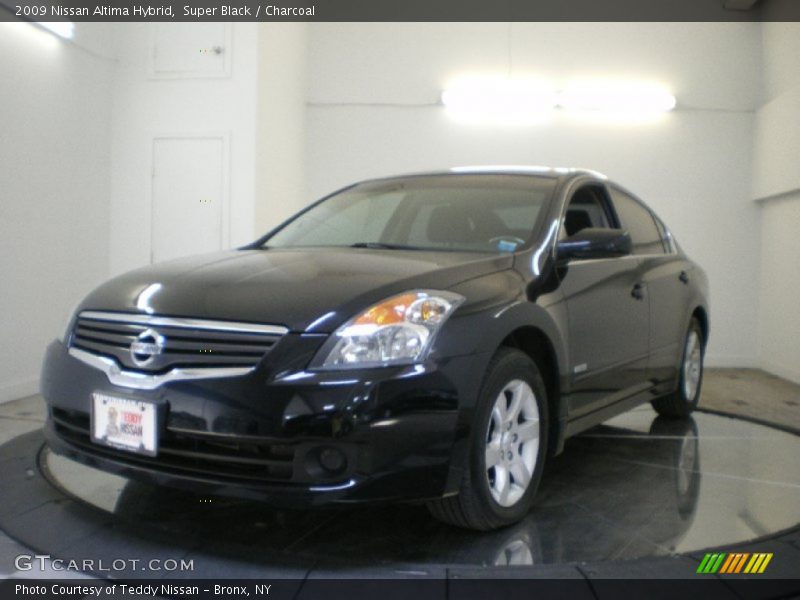 Super Black / Charcoal 2009 Nissan Altima Hybrid