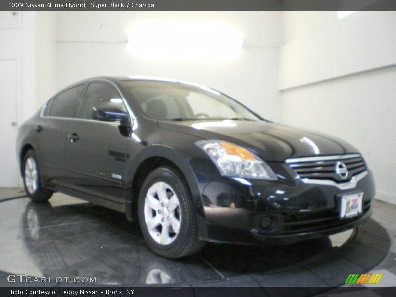 Super Black / Charcoal 2009 Nissan Altima Hybrid