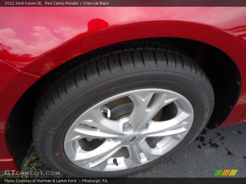 Red Candy Metallic / Charcoal Black 2012 Ford Fusion SE