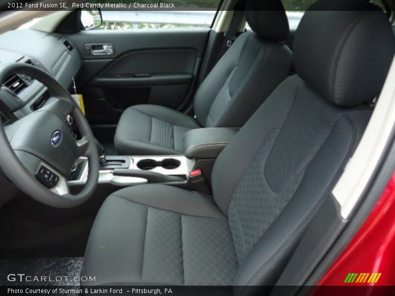 Red Candy Metallic / Charcoal Black 2012 Ford Fusion SE